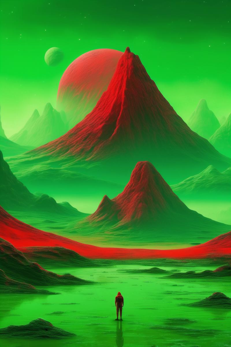 00362-510132606-_lora_Christopher Balaskas Style_1_Christopher Balaskas Style - a red mountain on a green hazy alien world in the style of Chris.png